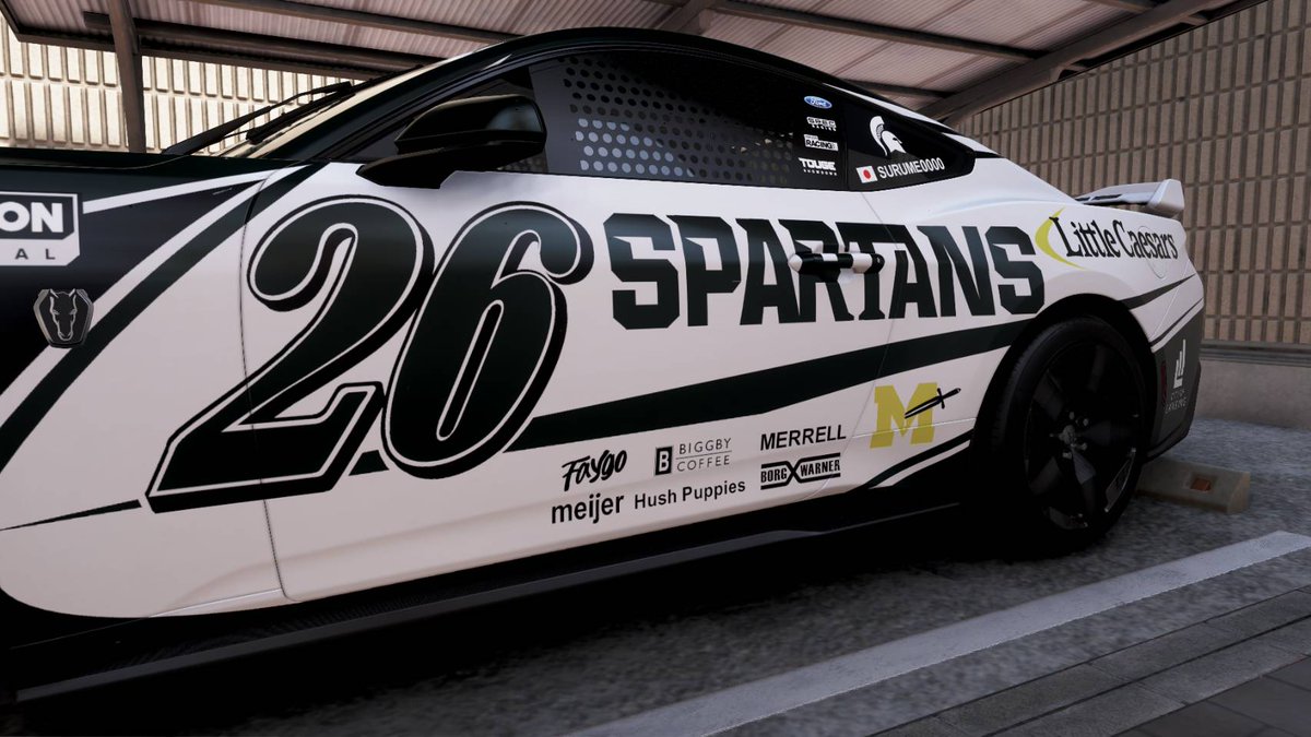 Toothy1002's tweet photo. Michigan state Spartans Ford Mustang 
Share code : 449 569 462
"MSU SPARTANS" 
#ForzaHorizon6 #FH6 #MSU #MichiganState #GoGreen https://t.co/ntN67z69F4