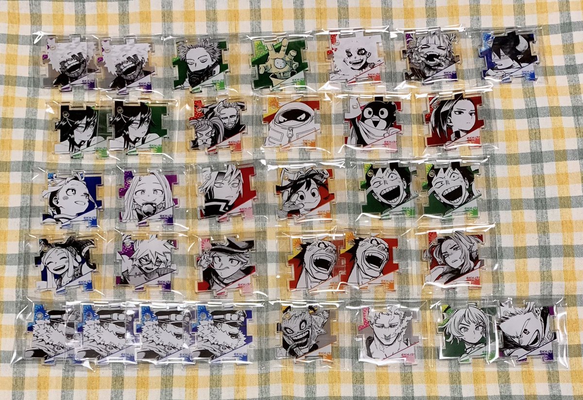 【本日限定❕】ホークス アクリルパズル 交換】僕のヒーローアカデミア 原画展 アクリルパズル ヒロアカ 譲