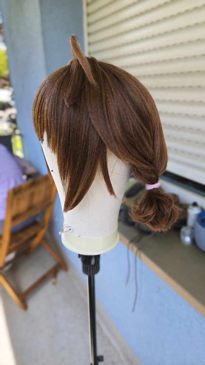 NekoBlablaa's tweet photo. Maybe I should post more stuff here as well....HAHA HAVE SOME WIG STYLING
First wig done! Utage Kinoshita from Tamon's B-Side !
#cosplay #wig #wigmaker #tamonsbside #utagekinoshita #cosplaymaker #wigstyling #workinprogress https://t.co/WENgbD8zhi