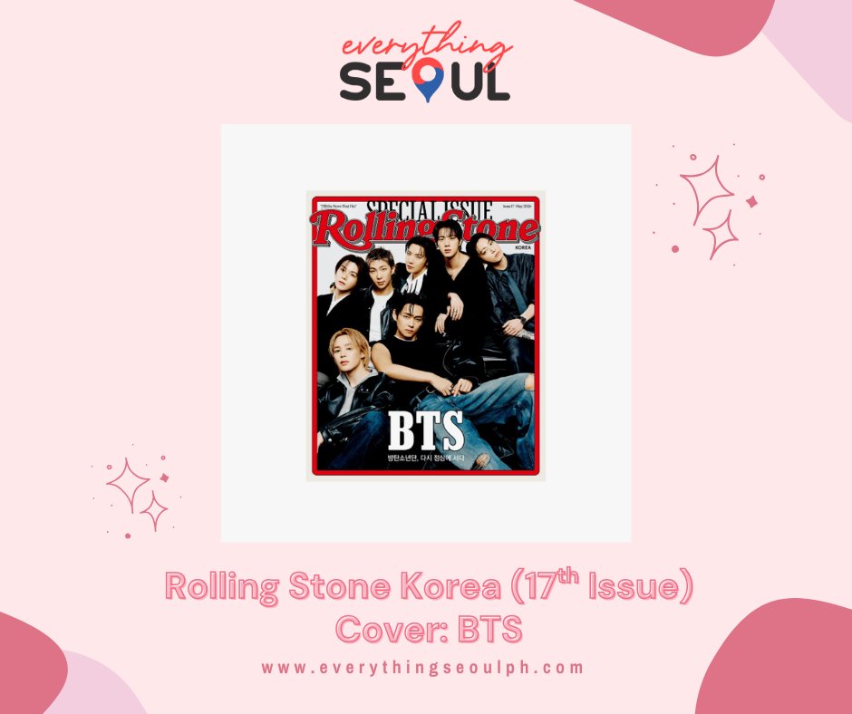 evrythingSeoul's tweet photo. #EverythingSeoulPHGO

#BTS Rolling Stone Korea (17th Issue)
✨₱1,140

🔻Payment Terms:
❗️50% downpayment on or before June 7
❗️Remaining balance once onhand

🔻To order: https://t.co/pUFy4E7FGc https://t.co/rJLzz9qC66