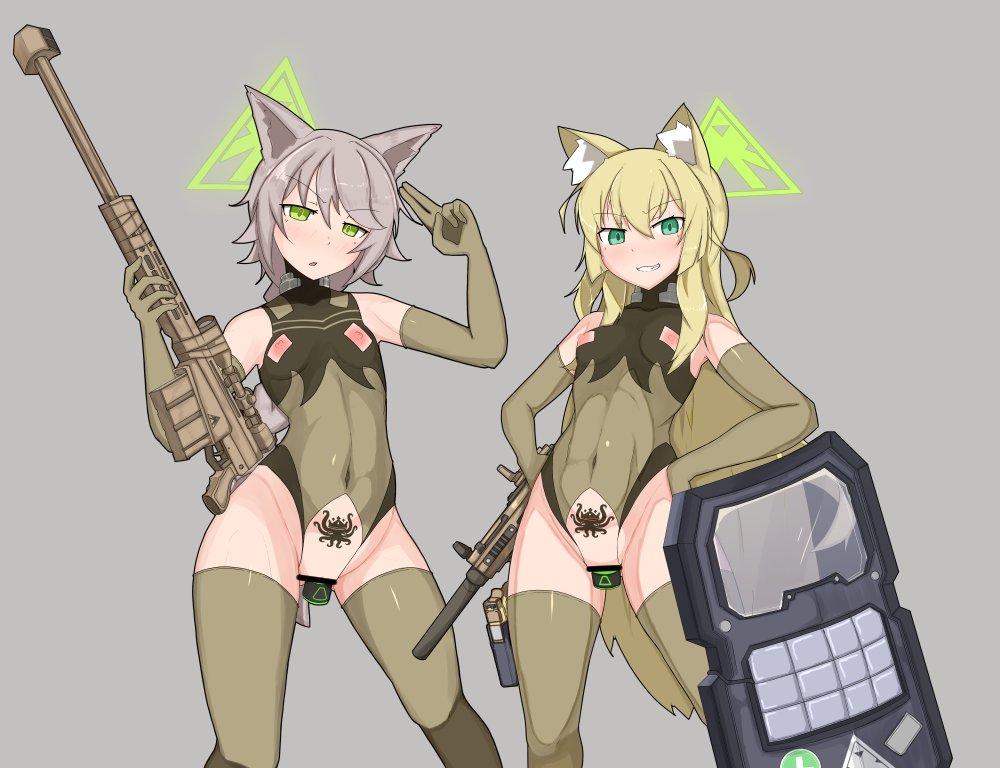 R18ですが、先にカイザーPMC入りした後輩にぼろ負けして「ぇっとその...カイザーPMCで働く事になりました」とかバツが悪そうに報告してたり「ミヤコ隊長の要請かと思ったら先生じゃない、くれぐれも理事長様の邪魔をしない様にしなさい!」とか完全に染まってるフォックスな小隊下さい 