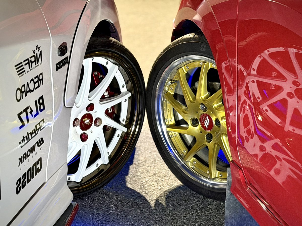 CocoMaro115's tweet photo. リザルタードスポークTT並べ🛞✨️
ほんとにこのホイールカッコよすぎる🥹❕
#work #workwheels https://t.co/6eHuNNhqVw
