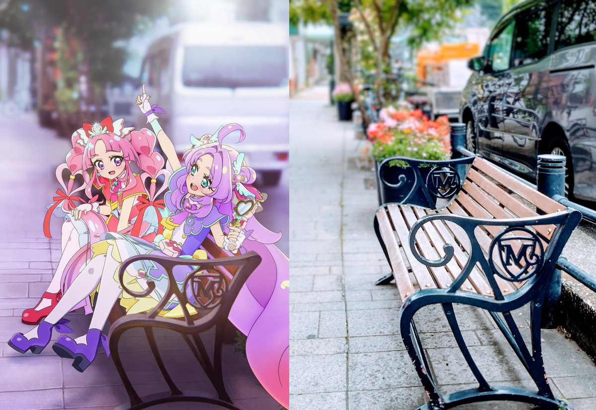 SS_LovePrecure's tweet photo. 名探偵プリキュアのEDダンスの聖地の他にも、ED最後のカットで出てくる写真達の聖地も巡る。同じような画角で撮るのはかなり難しい… https://t.co/h6PRNeWLhA