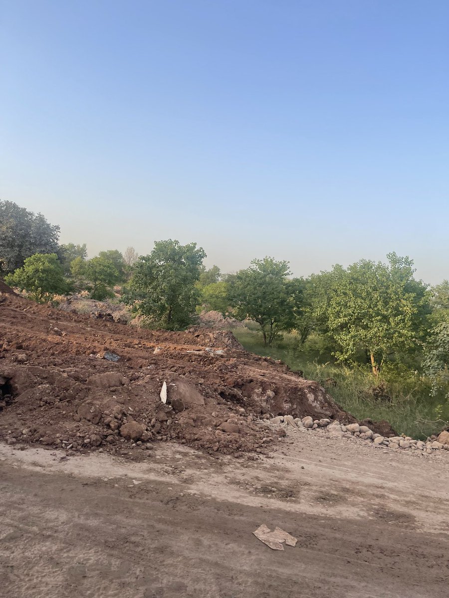 Abbbasi_'s tweet photo. @CDAthecapital What about DHA destroying greenery? https://t.co/QcWT8ecesK
