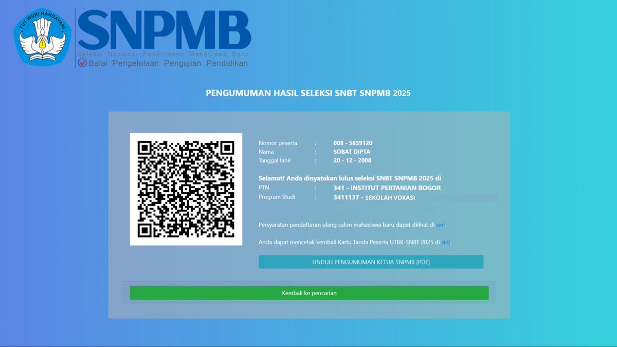 MPKMB 63 Sekolah Vokasi IPB tweet media