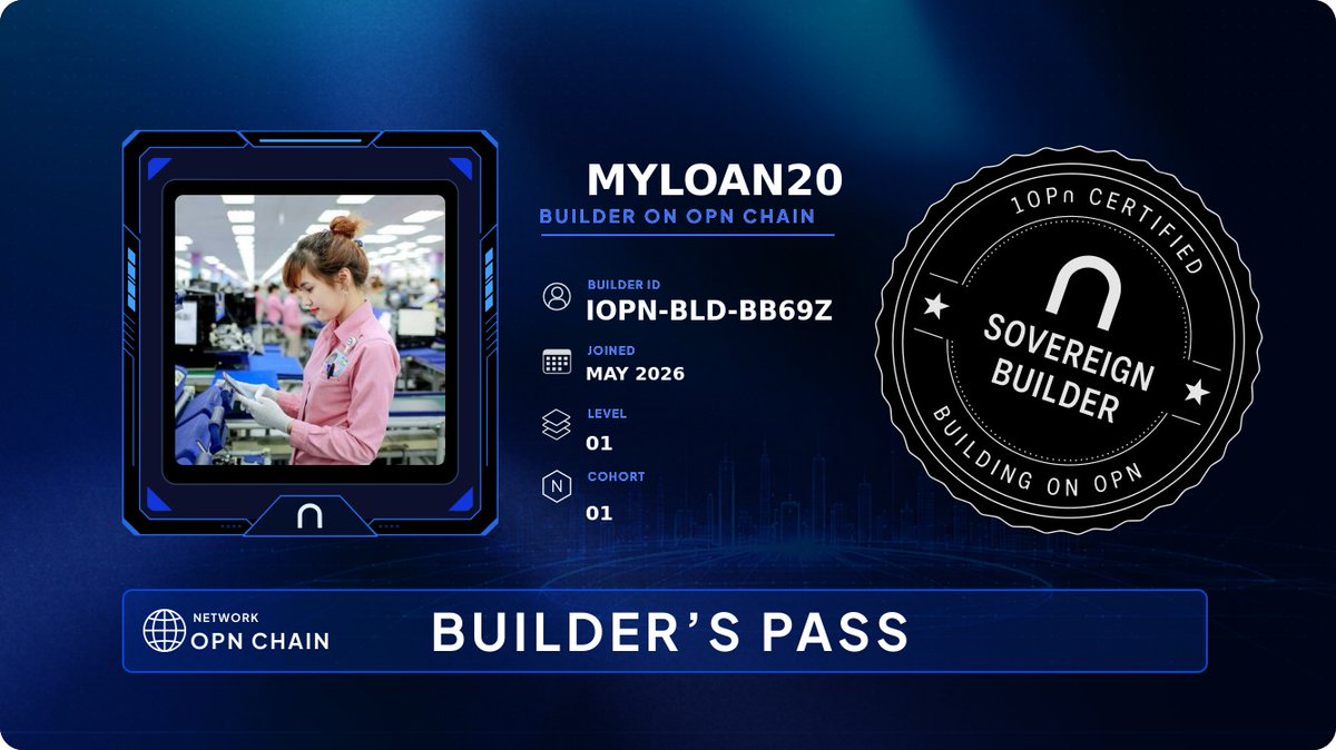 phammyloan1978's tweet photo. I just claimed my Builder's Pass on @IOPn_io, and I'm shipping for Season 1.
See you on the leaderboard.
Accelerate ⋂ https://t.co/JxCUMys9Hx