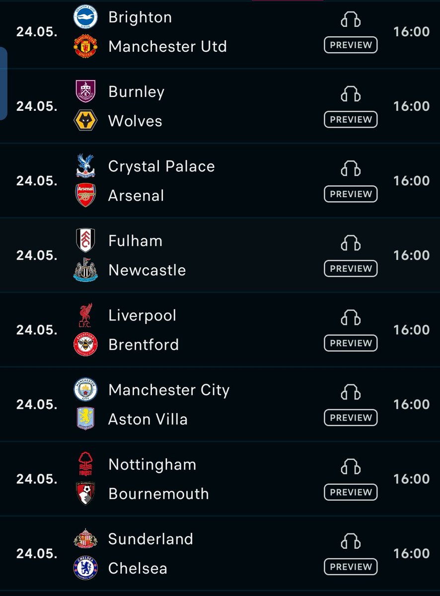 WinArena33's tweet photo. Premier League matches loading today! 🔥

Predict the correct score for any 3 matches from the list below and stand a chance to win ₦50,000 for 3 lucky winners.

Drop your 3 predictions in the comments section, like and retweet to QUALIFY

GOOD LUCK 🤞

#PLPredictions #MatchDay https://t.co/Z0AXO2bdYd