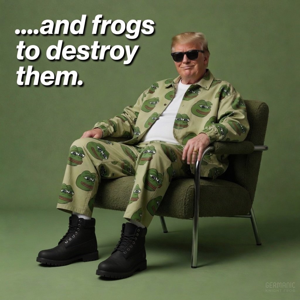 Germanic Knight Frog tweet media