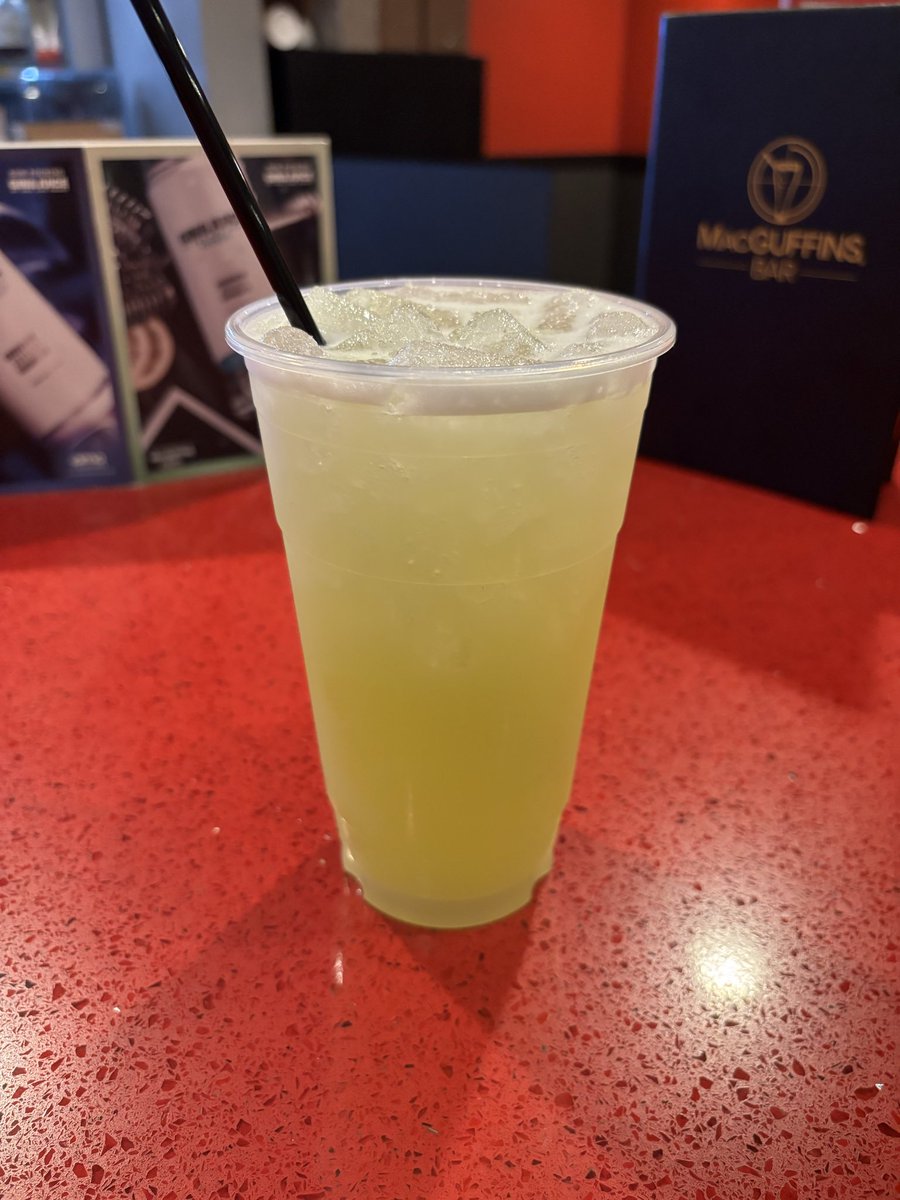 Keefe21's tweet photo. Mando &amp; Grogu was a good time and that’s not just the Hyperspace Punch and sweet popcorn bucket talking. Full review on @DORKpodcast tomorrow night: https://t.co/JMjZQAiS08