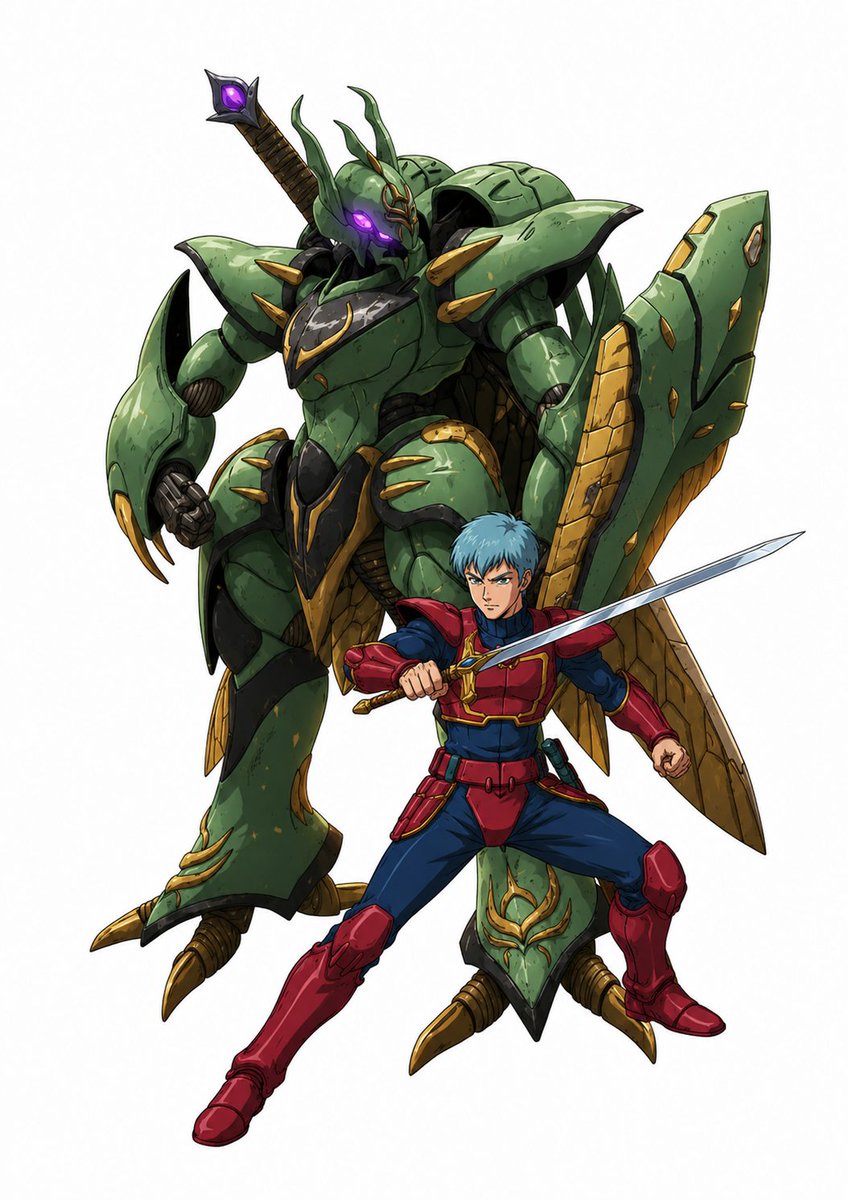 fpdbGLODQkd23Ax's tweet photo. #聖戦士ダンバイン
#ダンバインファンアート
#オリジナルキャラクター
#オリジナルオーラバトラー
「リィバイストン・ウェル戦史」アナザーダンバインとジーン・ニャムヒー(ガラリアの弟と言う設定)
戦士としての素質は無かったがオーラバトラーの操縦者としては天才であったのだ https://t.co/8iQM67vNDj