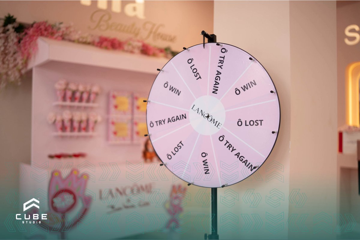 CubestudioB's tweet photo. تنظيم متكا��ل لفعالية Lancôme Beauty Days في مورينا بالعون – بنغازي 🎀✨

من الديكورات والتجهيزات، إلى التوثيق الاحترافي، والمنتجات التفاعلية، وصولاً إلى أسلوب تقديم راقٍ يعكس هوية العلامة بكل تفاصيلها.

#تنظيم_ايفنتات #lancome #BrandActivation #tripoli #benghazi https://t.co/ishkODDqPD