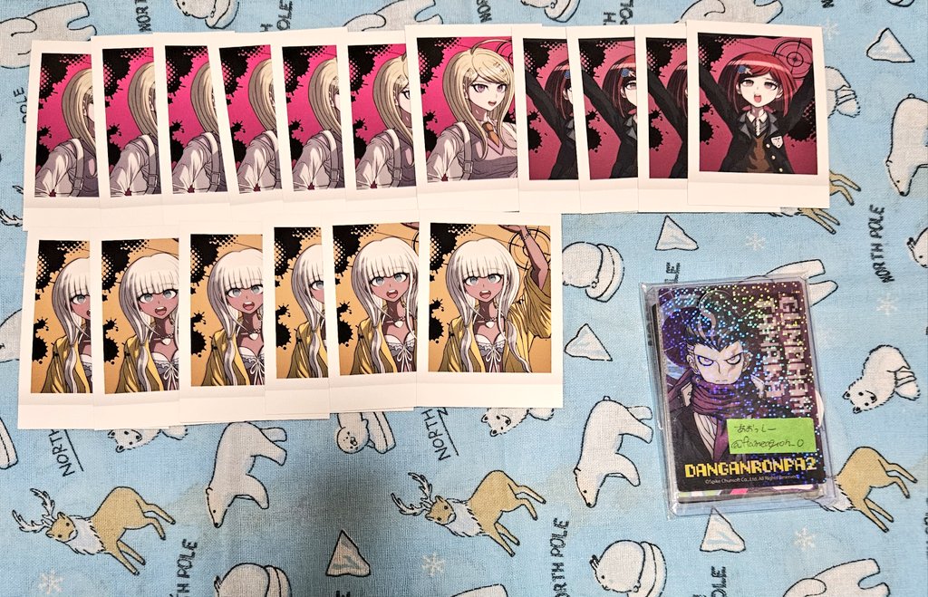 flameagion_0's tweet photo. ダンガンロンパ ぱしゃこれ 交換

譲
画像1-3

求
画像4
田中、天海、王馬、西園寺、百田、星、最原、ソニア 等

郵送交換希望
少量の場合はミニレター使用
検索からでもお気軽にご相談ください https://t.co/ZVk7uzbGME