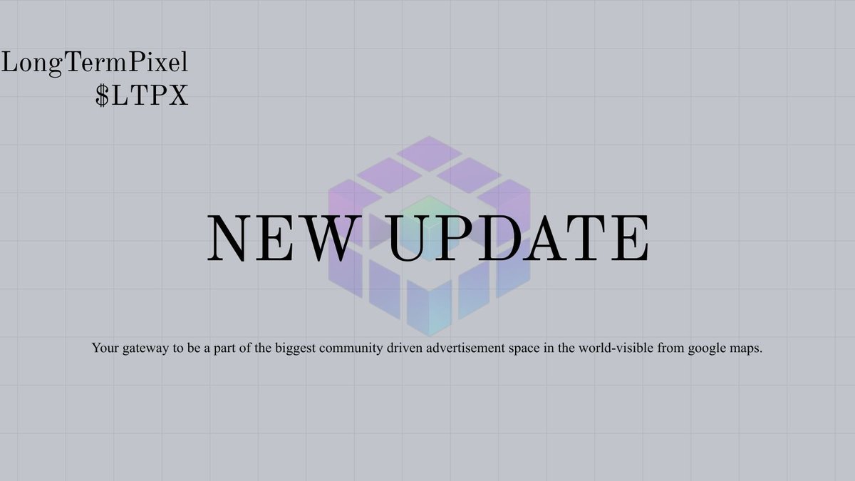 LongTermPixel's tweet photo. @JR5_Crypto You have to bag into $LTPX it is now or never! 
ca LTPv7sRxpQYx4SfbptodjRtTcrPYhmRfoGSsV1gpump https://t.co/Q5IBPYXtbR