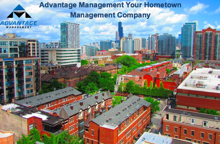 AM_PropMgmt's tweet photo. Looking for a new management company? We are your hometown Management Company! Call us for all of your property management needs. 312-475-9400 #WeAreYourAdvanage #AdvantageManagement #CondoManagement #Hometown #AssociationManagement https://t.co/bCCLYJGnPj