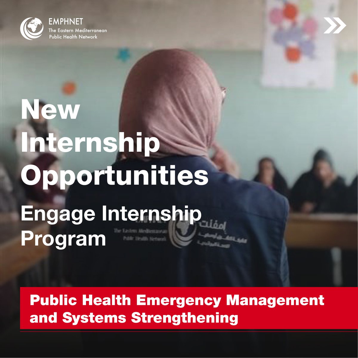 EMPHNET's tweet photo. 🚨 Now Open

EMPHNET is now accepting applications for new internship opportunities through the Engage Internship Program.  

🔗 Read more and apply: https://t.co/33lXIgmhzI 
📖 Read more about the program: https://t.co/jQRVYl1iCf

#EngageInternshipProgram https://t.co/6udBsAcBMW