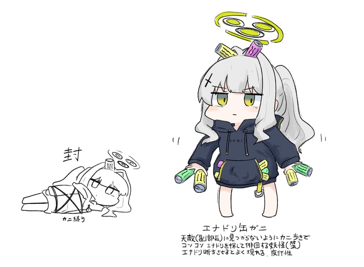 kuroshiro1011's tweet photo. エナドリ缶ガニ https://t.co/t4fSsBsLTo