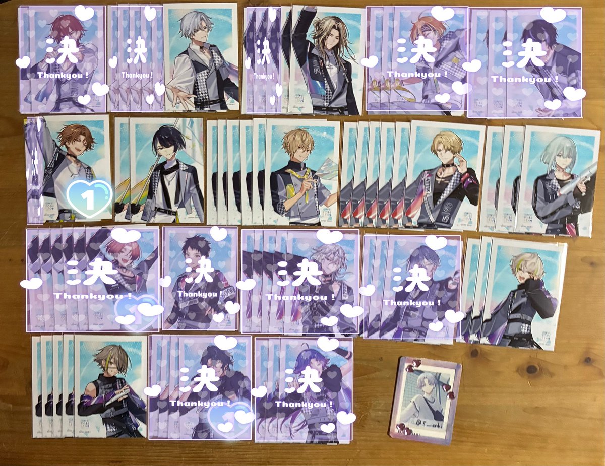 5__enki's tweet photo. 【交換・譲渡】エイトリ おもライ 劇場版 ブロマイド クリアカード 特典 アクリル ヘアゴム フレークシール

譲￤雪風 礼光 あく太 季肋 七基 宗氏 潮 來人 千弥 太緒 凪 糖衣 琉衣 夜鷹 子タろ

求￤同種 可不可 or 定価(特典100/枚)+送料

▷郵送or札幌手渡し
▷交換譲渡に優劣なし
▷画像2・🩷箔
↓ https://t.co/1bnlcriEGO