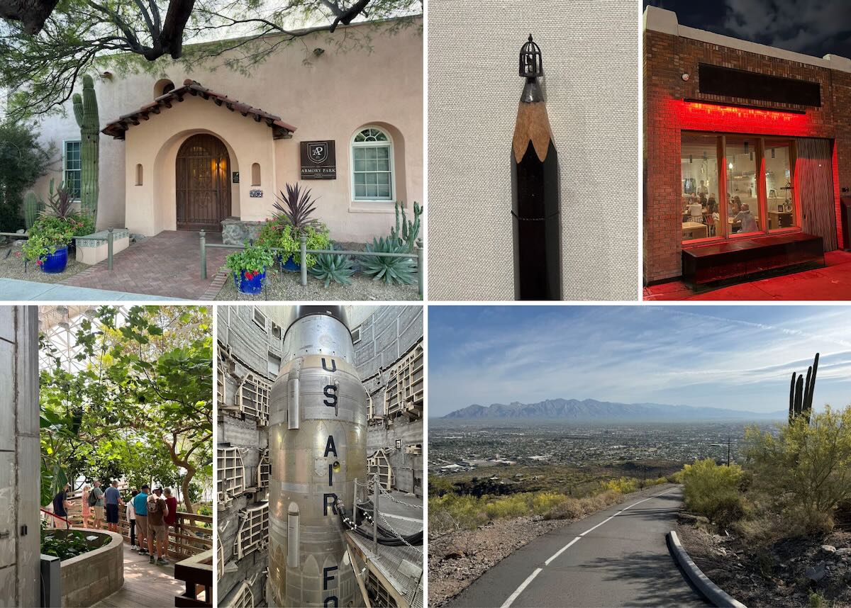 SitelineSB's tweet photo. Get Out of Town: Tucson has more going on than you might expect. Where else can you marvel at miniatures and a missile in the same afternoon? https://t.co/JhG9h4BA07 https://t.co/8j9Go1NCDH
