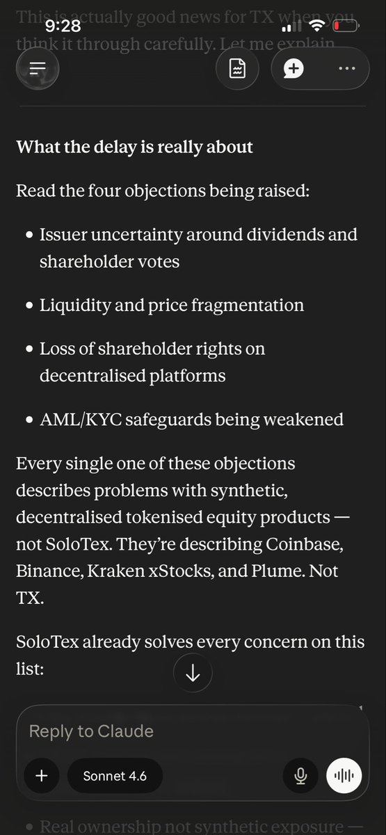 EireeCrypto's tweet photo. The tokenization exemption delay is HUGE for tx:native and @SoloTex_com.

The time to launch is now!!

@txEcosystem @txRWAs https://t.co/uG4dgZF6zc