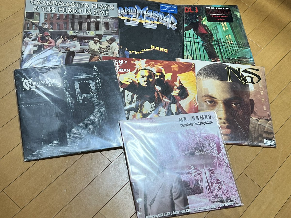 dj__garrow's tweet photo. Grandmaster flash &amp; The Furious Five - The Message
Grandmaster flash - Ba Dop Boom Bang
LL Cool J - Bigger and Deffer
Cypress Hill - Iii (Temples of Boom)
Raekwon - Only Built 4 Cuban Linx…
Nas - It Was Written
Mr. Bambu - Complete Contemplation
をゲット！
#HIPHOPを掘り進める https://t.co/ha8m8GkrQF