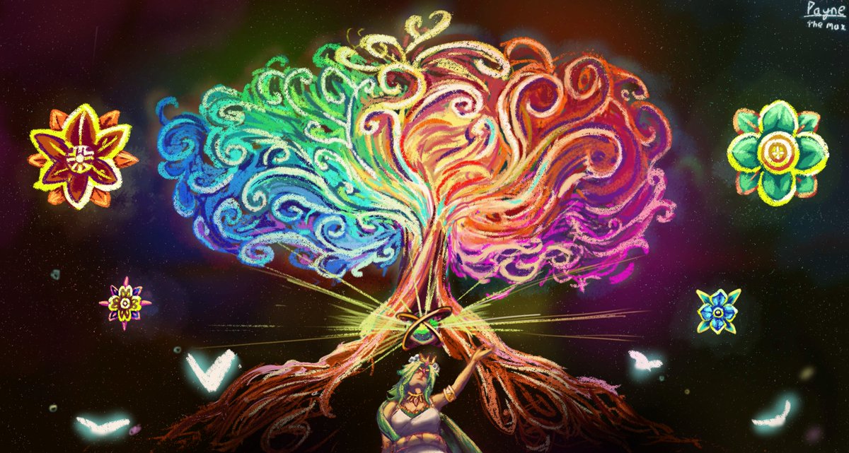Payneontheway's tweet photo. Though shall burn under the earthly flames of calamity

Gaia, the goddess of earth from soul knight, hope y'all like it 

#soulknight #art #fanart #chillyroom #tree https://t.co/TGXBARJhVO