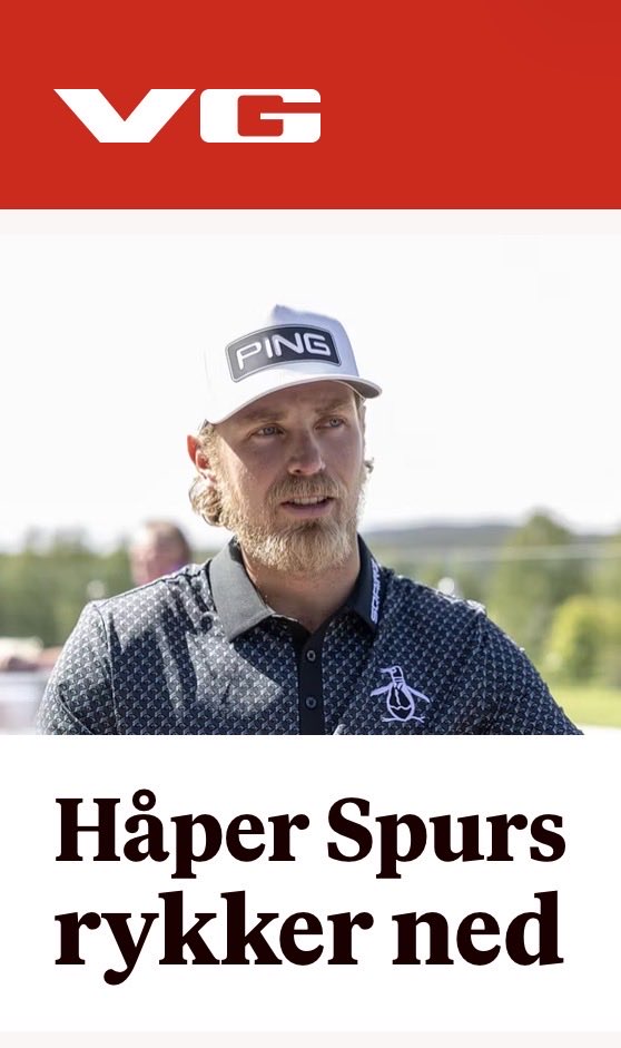 ThorYngve's tweet photo. Heilt greit, håpe Arsenal tape CL-finala også, men vil uansett heie på deg i PGA @KristofferR_98 💪 https://t.co/AYoaO1zGgo