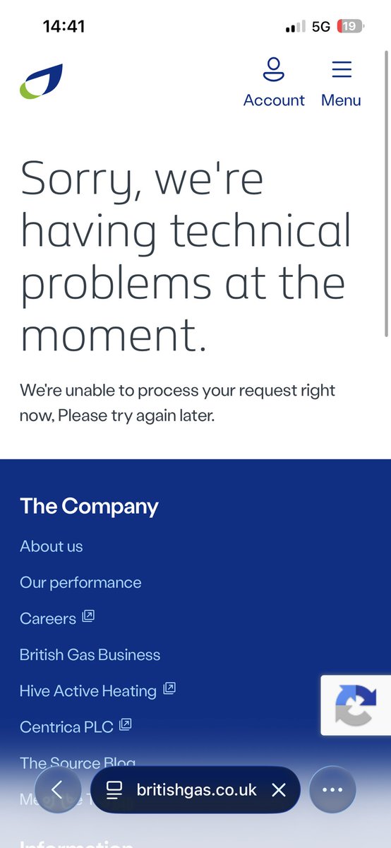 SebJohnsonUK's tweet photo. Today I tried paying two bills online: British Gas and Thames Water.

BOTH websites are down. 

How are these companies still operating? I literally cannot give them my money. https://t.co/qY1OKbpEmE