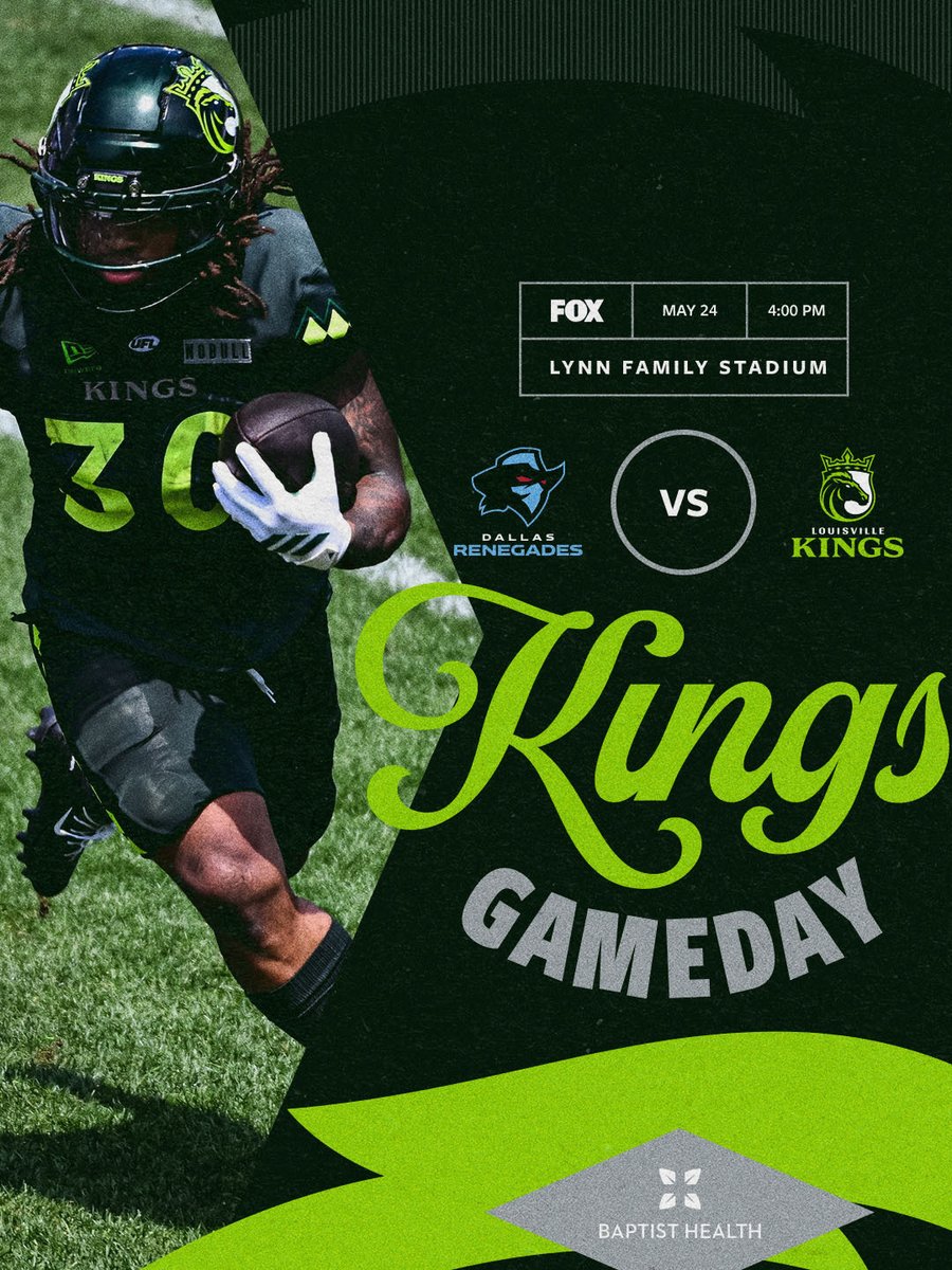 UFLKings's tweet photo. GAMEDAY IN THE VILLE 😤

Catch us for the final time at home! Get your tickets NOW: https://t.co/jKwgkc6Yeu https://t.co/xzyk2UvmnF