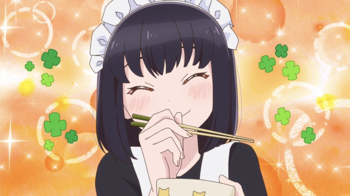 『メイドさんは食べるだけ』 第8話 リコッタと小松と共に夏さよならカレーを作り、夏の終わりを祝う瞬間反応画像3
