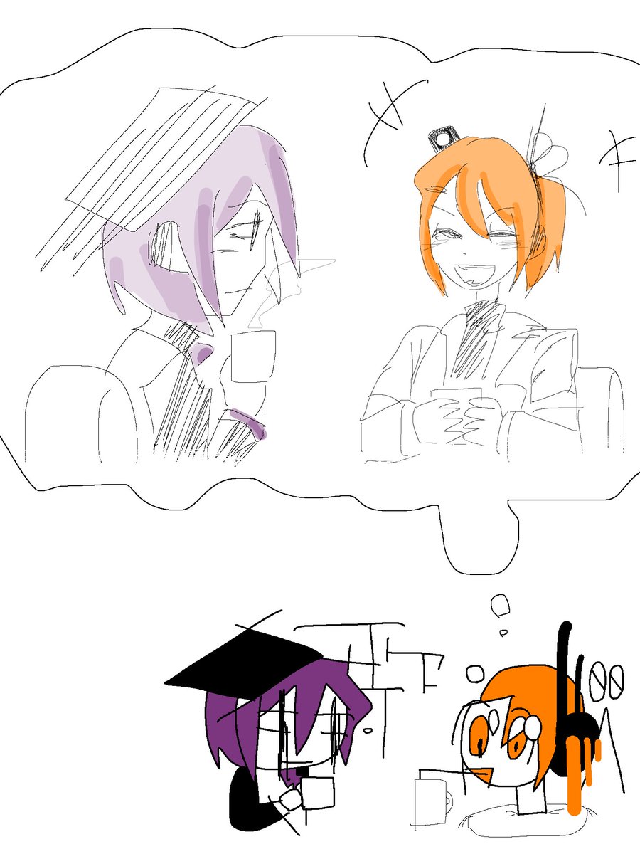 310_no58's tweet photo. #御唄音ウタ漫画
コーヒーとオレンジジュース編 https://t.co/FNZwD3DDpx