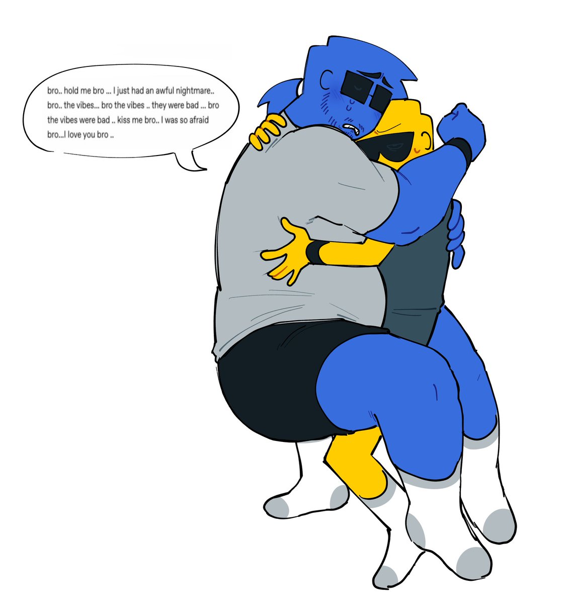 S_N_I_4's tweet photo. Bro cuddles https://t.co/Qs9H2a55lc