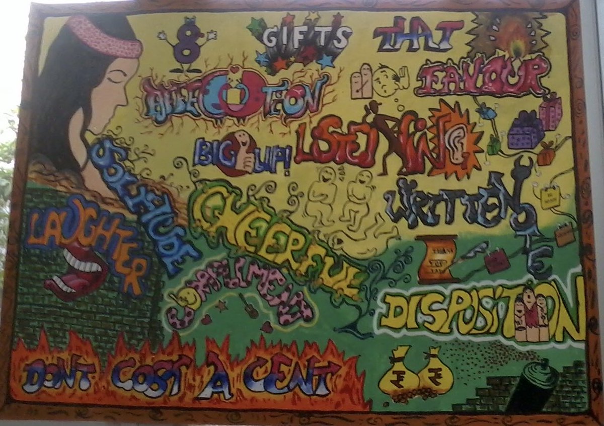 crazybinitaart's tweet photo. 8 Gifts That Don’t Cost a Cent 🎨  

‼️ Attention  
😻 Favour  
👂 Listening
😺 Cheerful
      Solitude
😆 Laughter  
👏 Compliment
      Disposition

🖼️ Medium: Acrylic on Canvas  
🎨 Style: Graffiti Art   

Which of these “free gifts” do you value the most?👇#crazybinitaartmall https://t.co/ynlAUP81sW