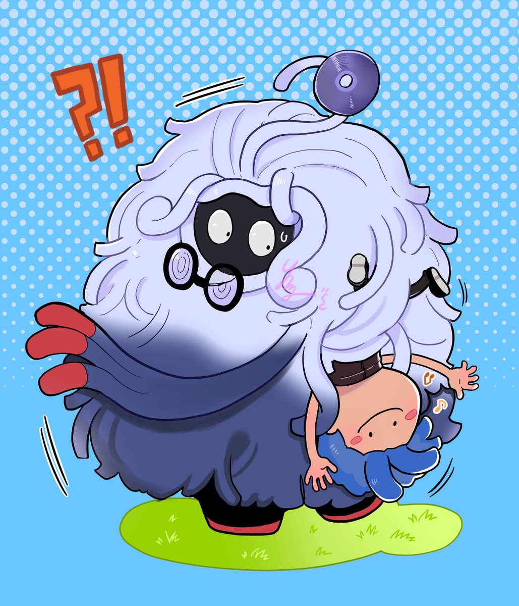 「「何か絡まってる気がsーーー」」|ユルネジのイラスト