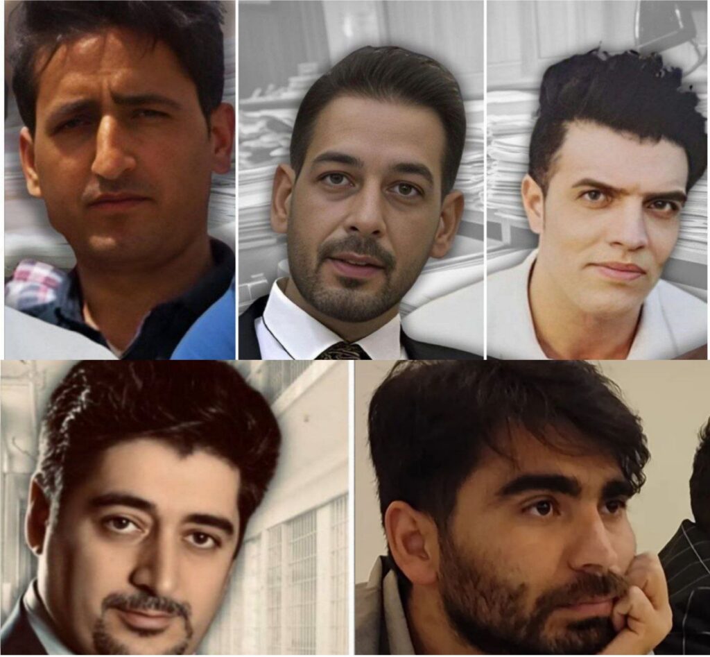 VoiceofSAz's tweet photo. ⚡️Pressure on #SouthAzerbaijan’i activists in Iran has reportedly intensified. Activists Araz Aman, Ayaz Seifkhah, Vadud Asadi, Tahir Nagavi, Murtaza Parvin, Karam Mardana, Mahammadreza Faqihi, and Mahmud Ojagli now face new charges of “anti-regime propaganda” in #Evin prison. https://t.co/skWaWBjE9T
