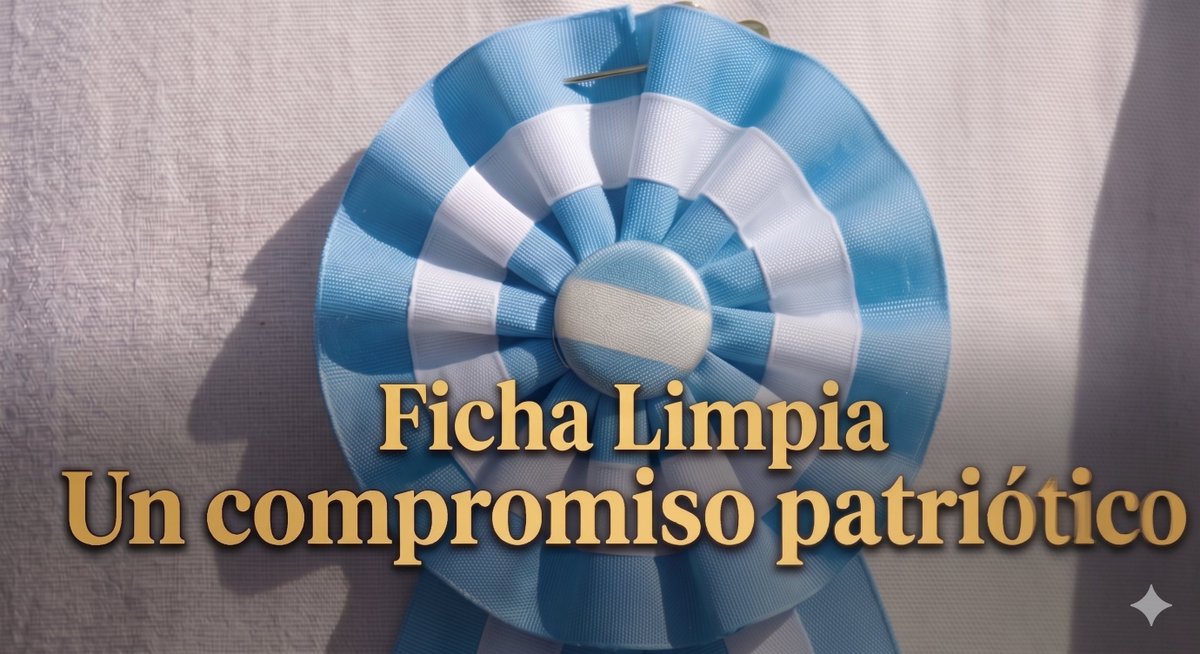 gastonmarraOK's tweet photo. En estos días de celebración tengamos muy presente que los políticos corruptos son TRAIDORES A LA PATRIA. 

Exijamos que el Congreso deje de dar vueltas y trate la ley nacional de @fichalimpia. Ya están siendo demasiado obvios. 🏛️🚩 https://t.co/nV06WA6TiR