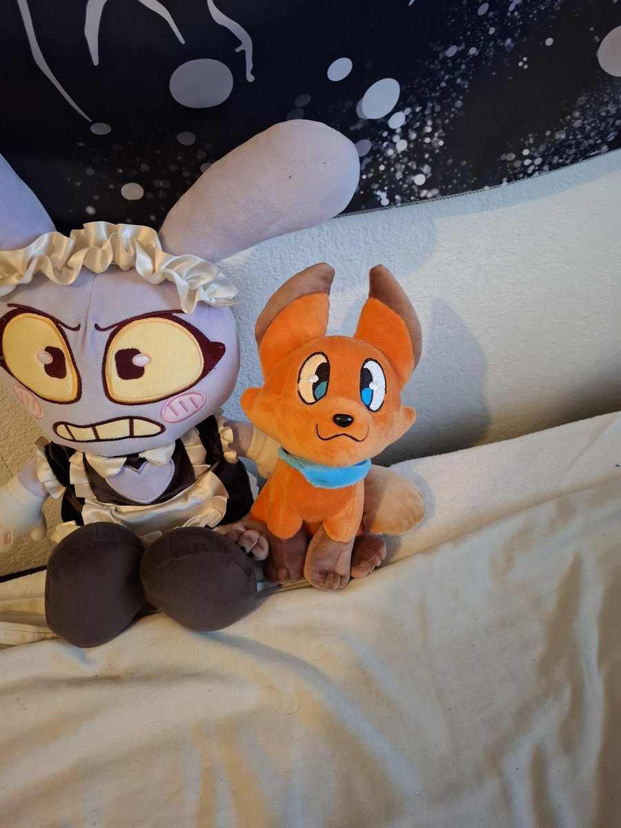 MothboyBluewolf's tweet photo. They were sellin plushies so you know i had to get one https://t.co/NGOKoPtUIh