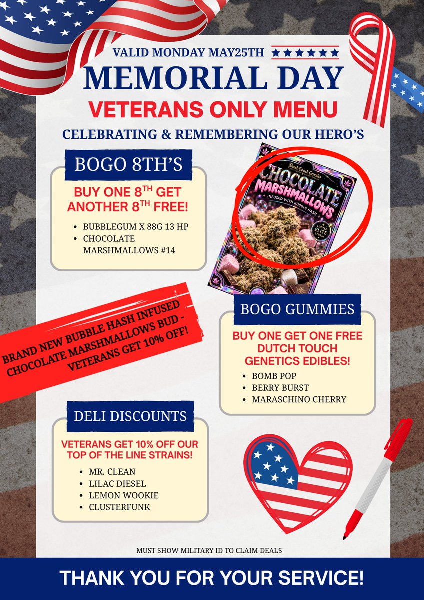 GreenLabsMi's tweet photo. Exclusive deals for our vets tomorrow! https://t.co/4hnptwif3t