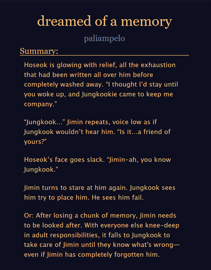 ChaparralSpirit's tweet photo. DID YOU KNOW THE ENDLESSLY TALENTED @seesawdotmp3 UPLOADED A NEW FIC!?!? AND IT'S AMNESIA FIC?!?! WELL NOW YOU KNOW!! GO FORTH AND READ!!!

https://t.co/WQM6uBe6qH https://t.co/LxWH98KnKX