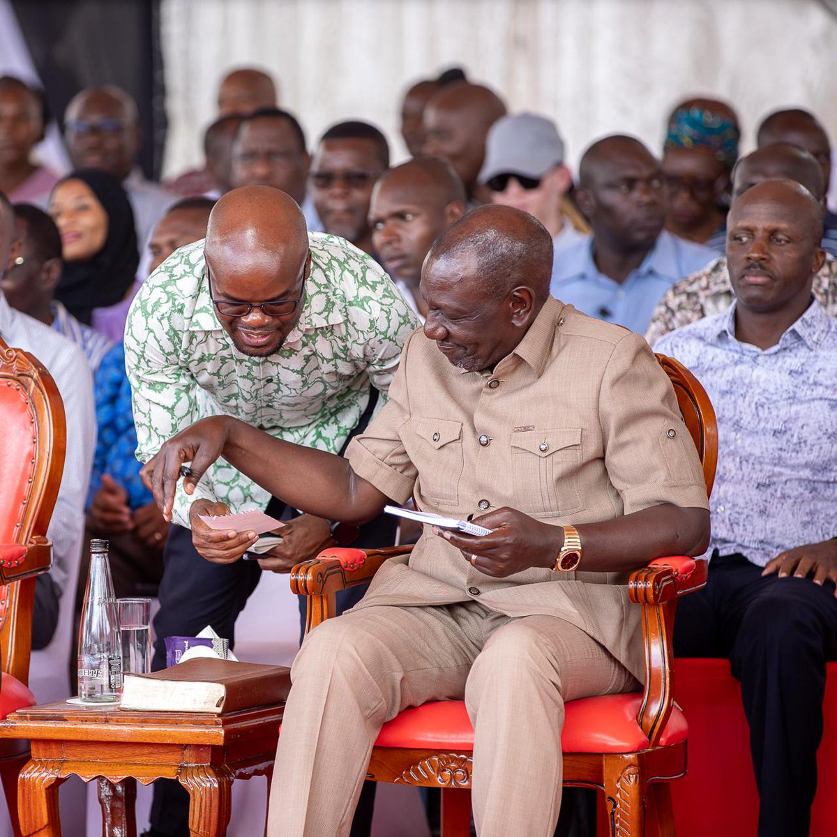 ray_omollo's tweet photo. The Broad-Based Government is committed to inclusive leadership and to nurturing a new generation of young leaders as active partners in shaping the nation's future.

Led by H.E. President @WilliamsRuto, we joined fellow leaders at the Thanksgiving Service of colleague PS Fikirini Jacobs (Youth Affairs & Creative Economy) in Ganze, Kilifi County.
