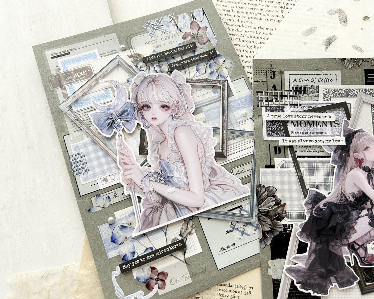 kao_artwork's tweet photo. 1番直近でコラージュした物紹介ෆ˚*
お友達のオリジナルコラージュ素材を一部使ったコラージュ🕊️

お友達の垢→@h_poco1219 

また購入品紹介動画撮ります📸
紙ものコラージュ好きさんと繋がりたいです☻**

タグ : 
#コラージュ #紙モノ #紙もの 
#コラージュ素材 #人物ステッカー https://t.co/ZkyLx4PqZP