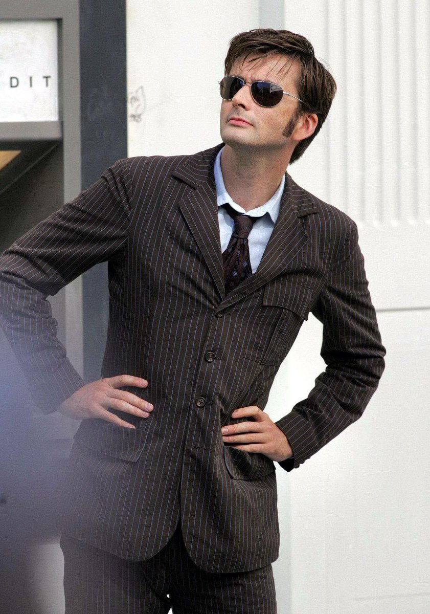 David_Tennant's tweet photo. David Tennant Daily Photo!

#DavidTennant portraying an unusual pose from the Tenth Doctor

#DoctorWho https://t.co/iVnfRwEJuv
