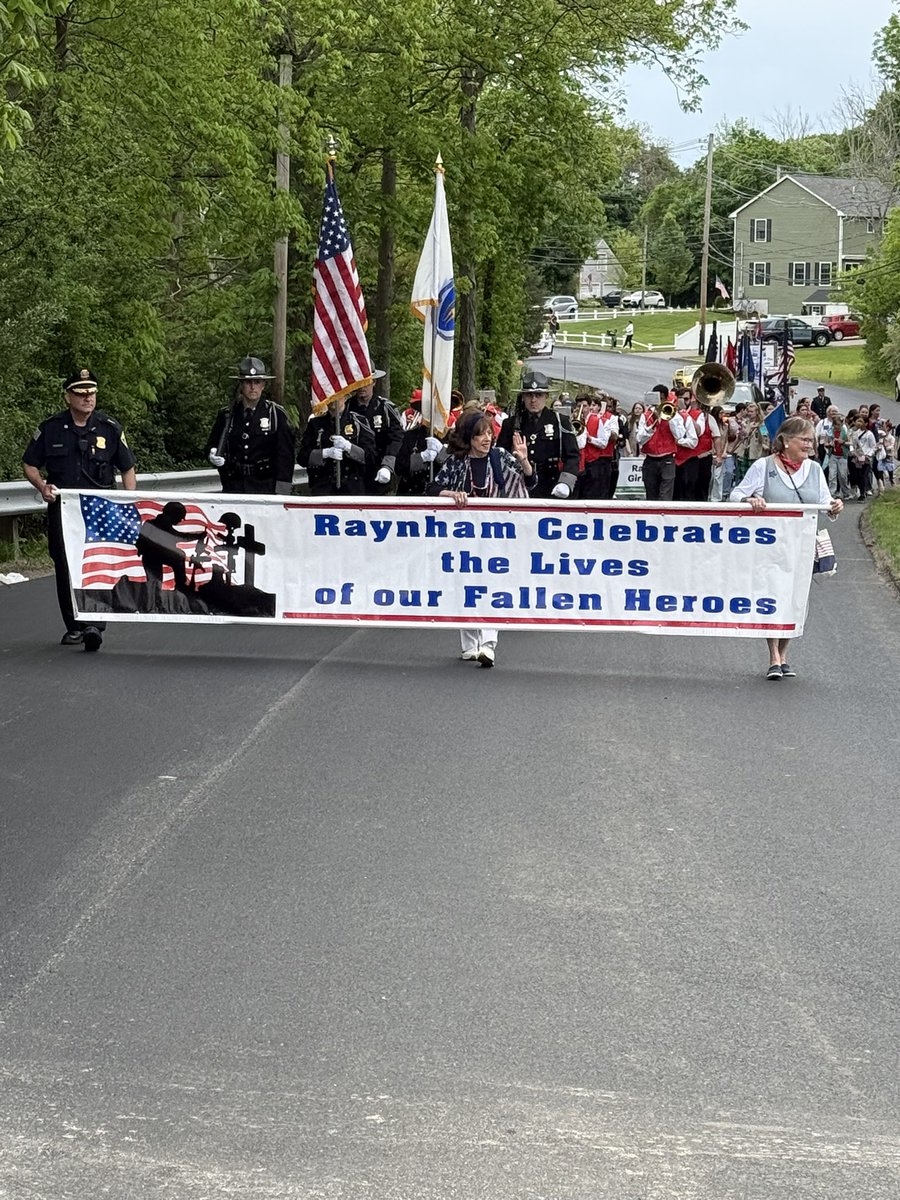 Raynhampd's tweet photo. Thank you to all who participated or attended this year‘s Memorial Day parade! https://t.co/9kH8LqASyO