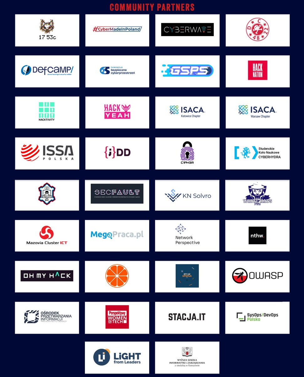 CONFidenceConf's tweet photo. A huge thank you to our Community Partners for supporting CONFidence 2026!

Cybersecurity is built on knowledge sharing, trust, curiosity and people who simply care about the community. https://t.co/puwFxffQpR