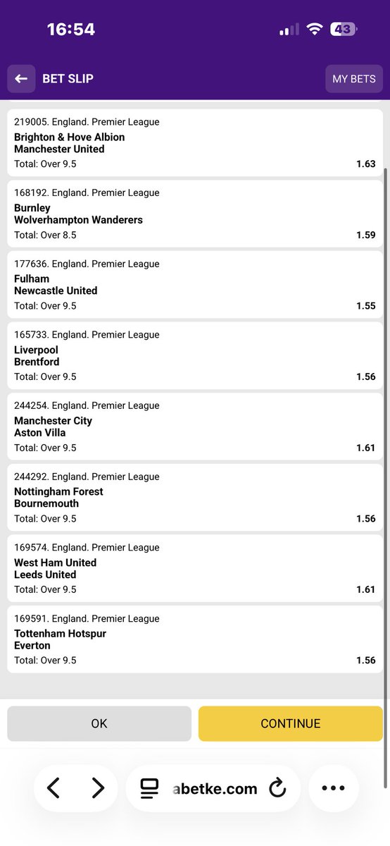 castrofy26's tweet photo. Tip 3: EPL season finale for corners only. 40 odds C2ST1. https://t.co/Rqh0iBPGZ4