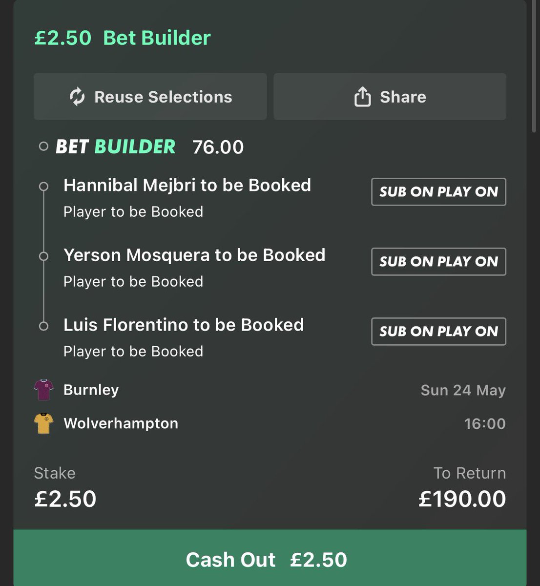 beesley9's tweet photo. The refs shit and it’s a nothing game but I can’t ignore these prices so just a few small bets on these 

0.5U double
0.1U treble https://t.co/QNse4RW2JT