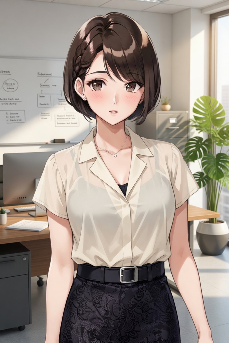 ebisu_ch610's tweet photo. 🍀🍀自分のキャラクターに名前が付きました🍀🍀

🍀🍀東 由美子（35）🍀🍀

日本東和物産（JAPAN EAST CONNECT / JEC）
本部営業課長→  
名古屋支店 営業課長 です✨  

今週は自己紹介週間！  ✨
初回はこんな感じで、紹介していきます🙇🙇
各キャラクター、相関図は、
後ほど詳しく、順次お伝えしますね☕️  

どうぞよろしくお願いします！🙇🙇🙇

#東由美子 #JEC #日本東和物産 #営業課長 
#オリジナルキャラクター #OC #キャラ紹介 
#創作商社 #キャリアウーマン #創作イラスト
#AIイラスト好きと繋がりたい