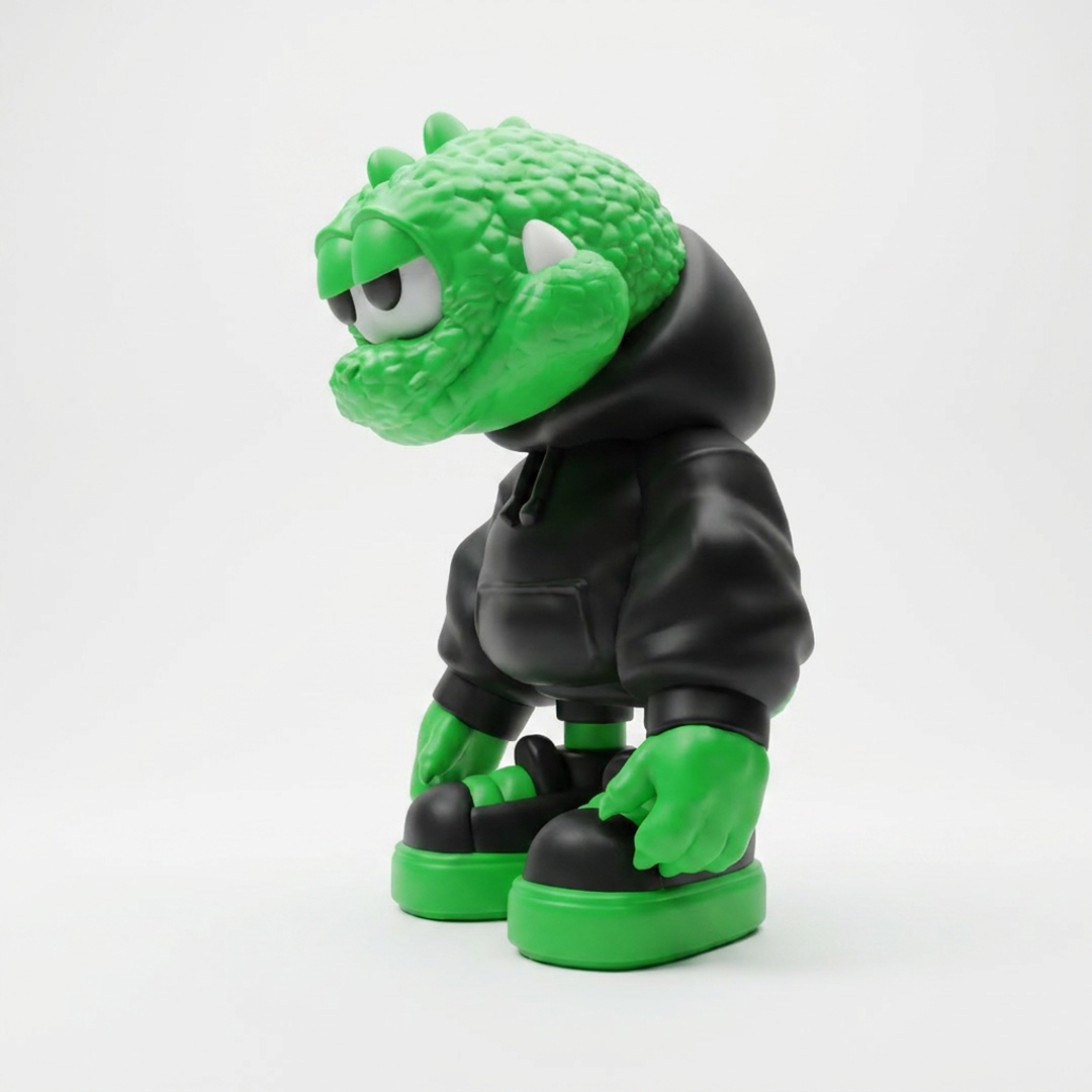 トカゲソフビ(プロトタイプ)🦎 超良い感じ！！！近日中にレジン製の