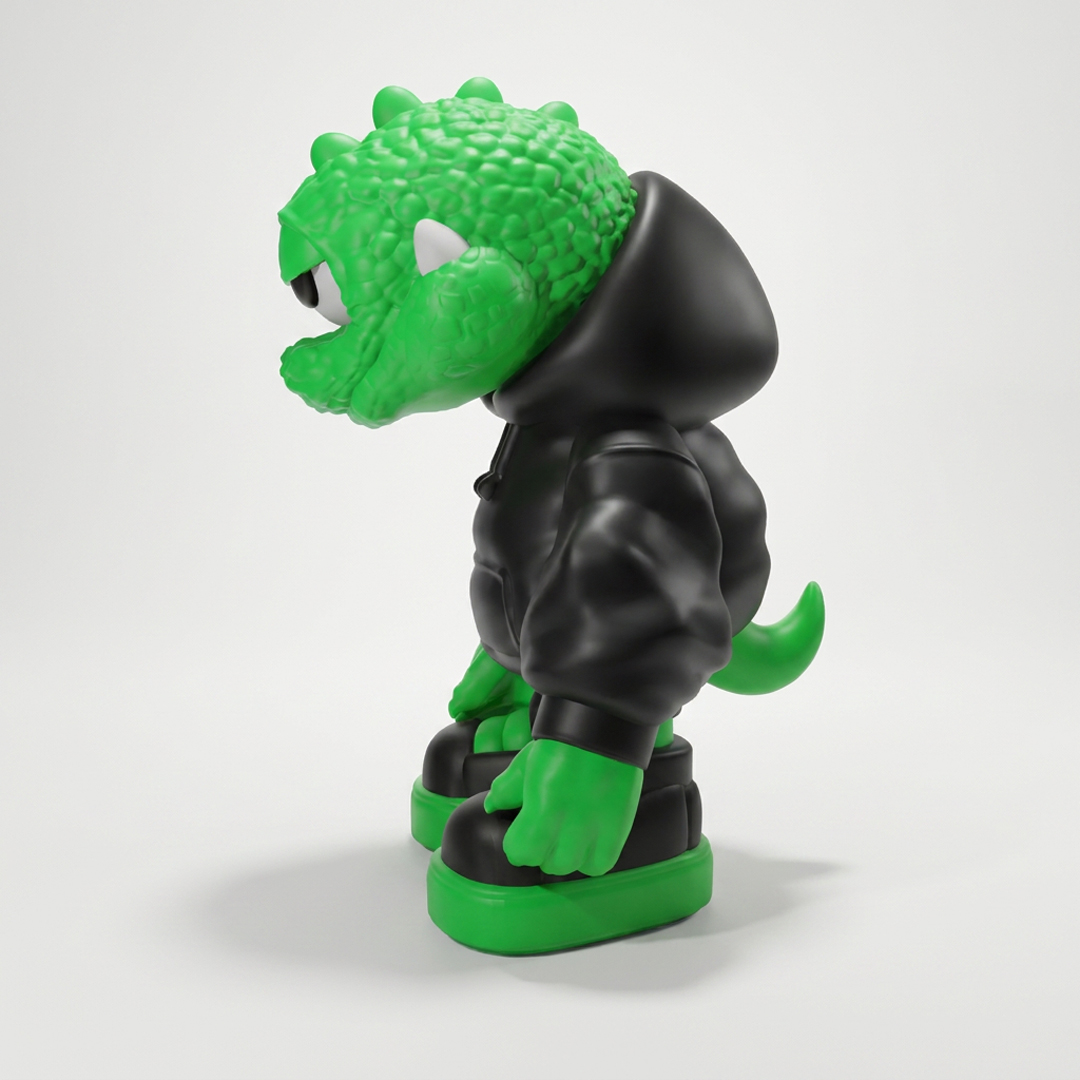 トカゲソフビ(プロトタイプ)🦎 超良い感じ！！！近日中にレジン製の