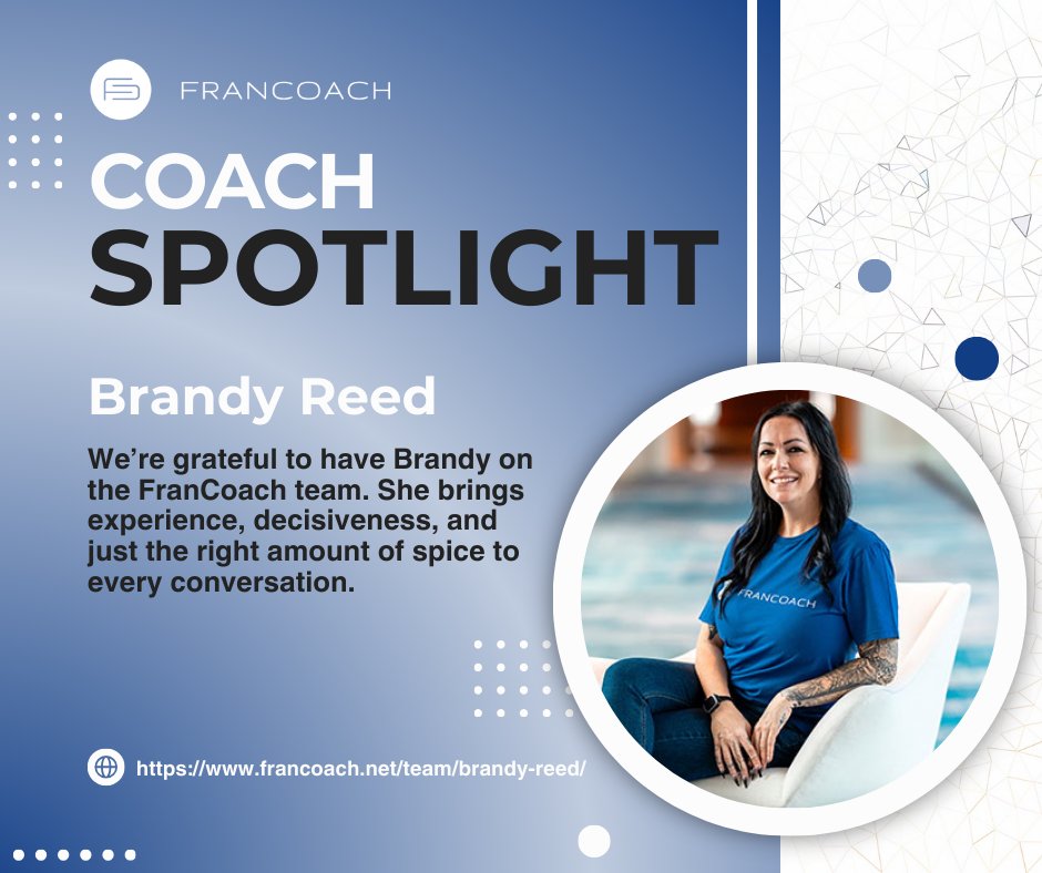 FranCoach4U's tweet photo. 🌟 Coach Spotlight: Brandy
Brandy brings experience and confidence to the FranCoach team. She helps clients make smart decisions and move forward. 

👉 Learn more about Brandy: https://t.co/ze5UakjQFc 
📅 Book time with Brandy: https://t.co/ZmnRLSJJ2G 

#FranCoach #MeetTheTeam https://t.co/3GEMvLNDsA