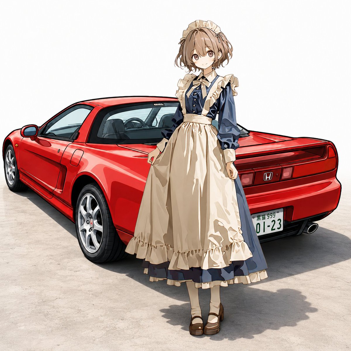 「Honda NSX(NA1/2) #FavoriteCarAndGirl 言わず」|黒猫さん🐈‍⬛のイラスト